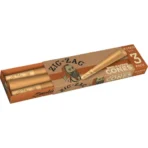 Zig-Zag King Size Unbleached Cones (3ct) 24-Count Carton - Image 3