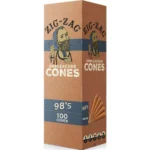 Zig Zag Pre-Rolled 98's Unbleached100ct