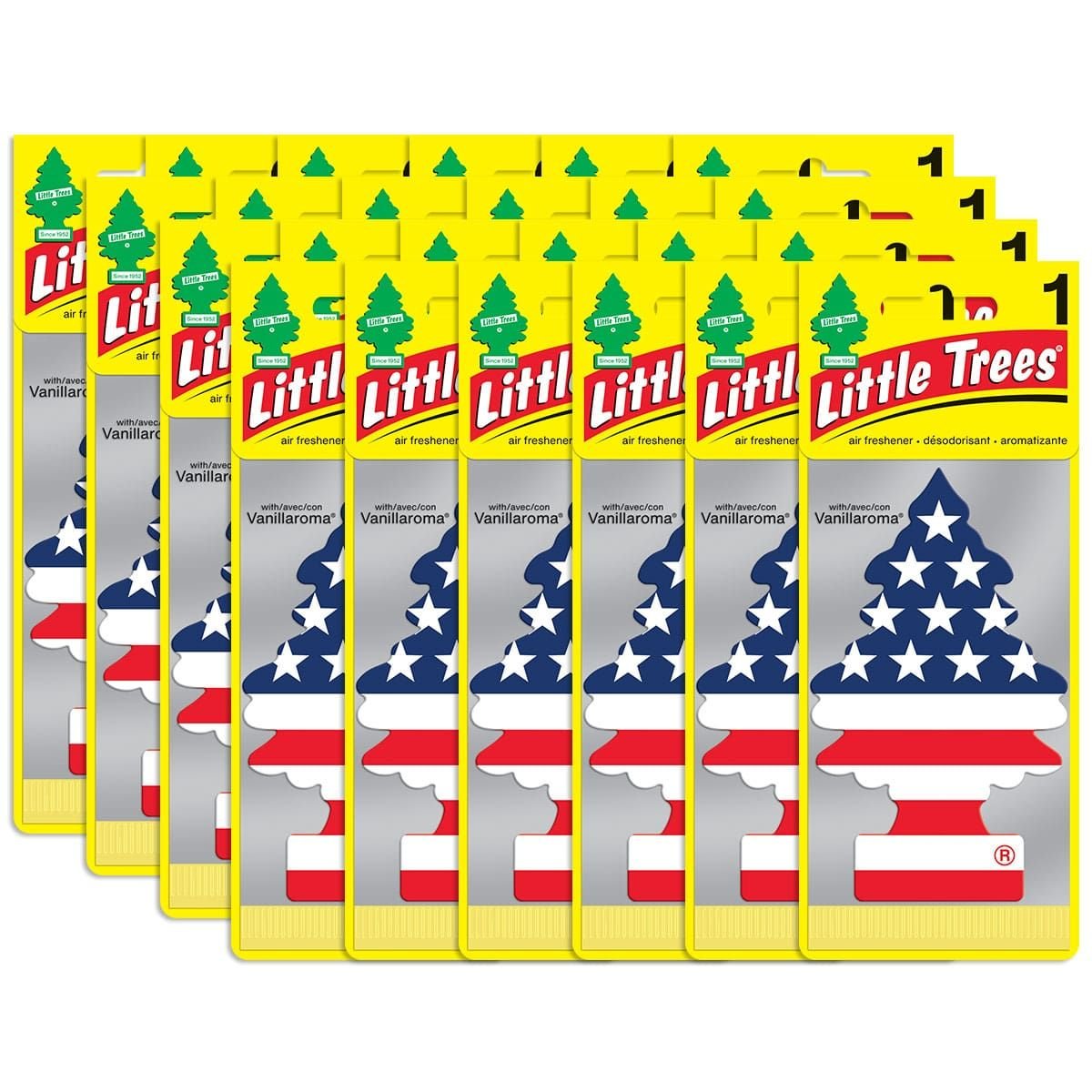 2029410007image1 Little Trees America Air Freshener 24ct - U1P-10945 - Image 1