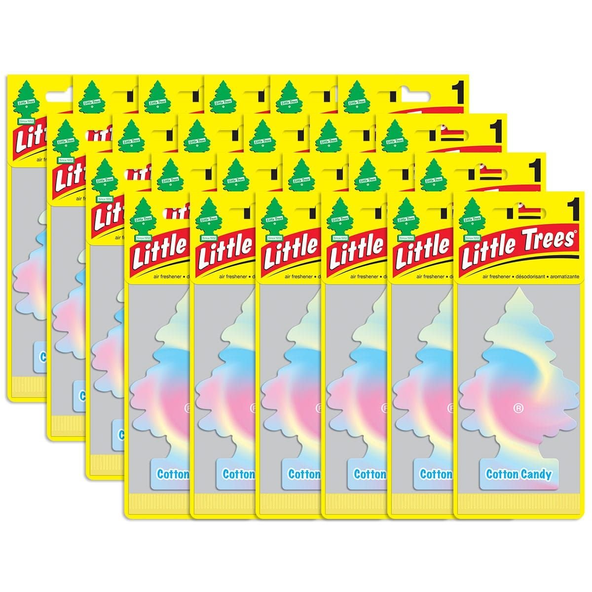 2029410097image1 Little Trees Cotton Candy Air Freshener 24ct - U1P-10282 - Image 1