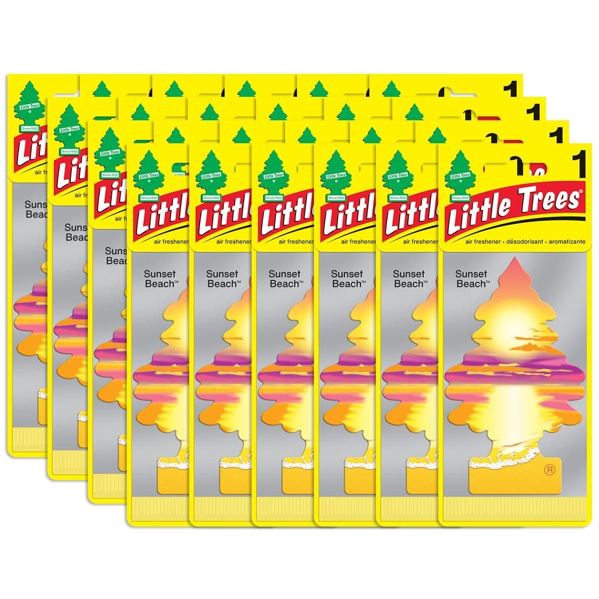 2029410307image1 Little Trees Sunset Beach Air Freshener 24ct - U1P-17177 - Image 1