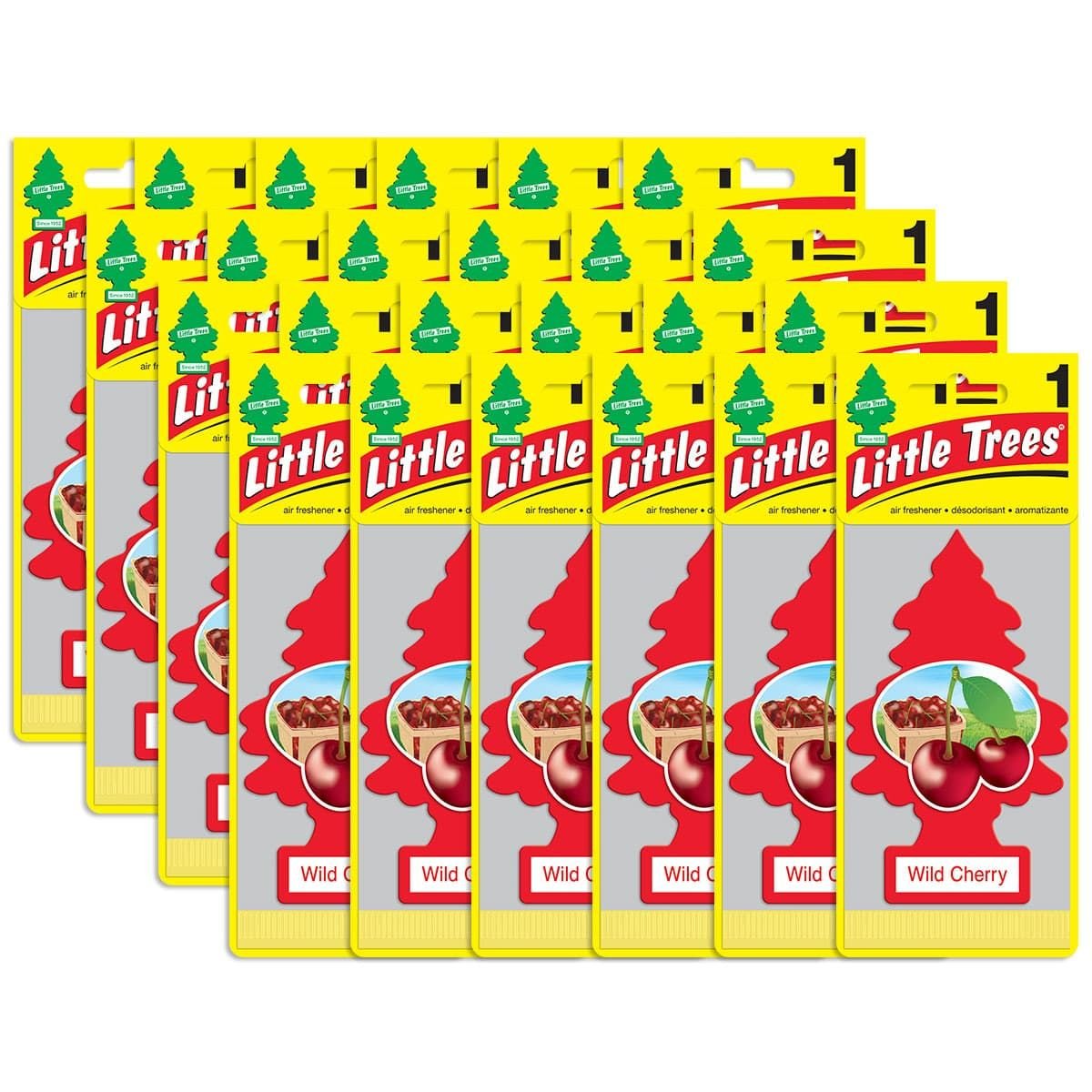 2029410357image1 Little Trees Wild Cherry Air Freshener 24ct -U1P-10311 - Image 1