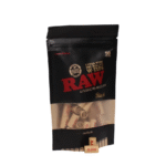 Raw Black Extra Wide Pre-Rolled Filter Tips Bag 50ct