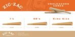 Zig-Zag 70mm Unbleached Paper Cones (8ct) 12-Count Carton - Image 6