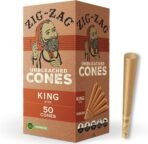 Zig Zag Pre-Rolled King Size Unbleached 50ct