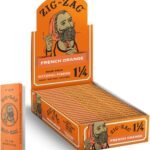 Zig Zag Orange Rolling Papers 1 1/4 24 Booklets