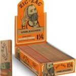 Zig Zag Unbleached Rolling Papers 1 1/4 24 Booklets