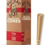 Zig Zag Pre-Rolled 1 1/4 Unbleached 100ct