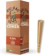 Zig Zag Pre-Rolled King Size Unbleached 100ct