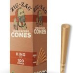 Zig Zag Pre-Rolled King Size Unbleached 100ct