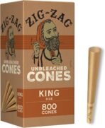 Zig Zag Pre-Rolled King Size Unbleached 800ct