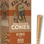 Zig Zag Pre-Rolled King Size Unbleached 800ct
