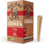 Zig Zag Pre-Rolled 1 1/4 Unbleached 50ct