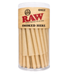 RAW Classic 1 1/4 Pre-Rolled Cones | Official RAW Natural Rolling Paper Cones
