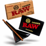 RAW Cone Loader | Official RAW Cone Filling Tool w/ Wooden Poker & Scraper Card