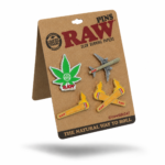 RAW Classic Badge Pin Set | Official RAW Collector Enamel Metal Pins Set of 4