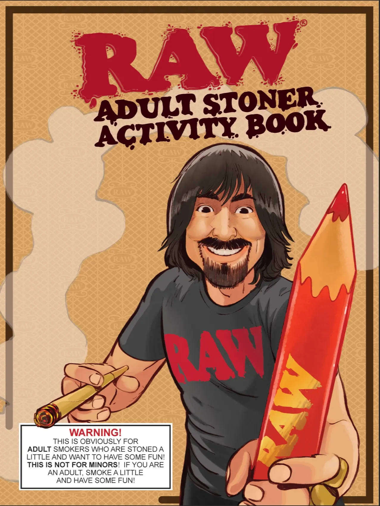 RAW-LIFE-ACT-BOOK-1PC_catalog1 RAW Adult Stoner Activity Book | Official RAW Puzzles, Games & Smoker Entertainment Book - Image 1
