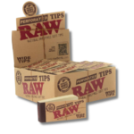 RAW Perforated Wide Tips 50 Packs 50 Tips Each