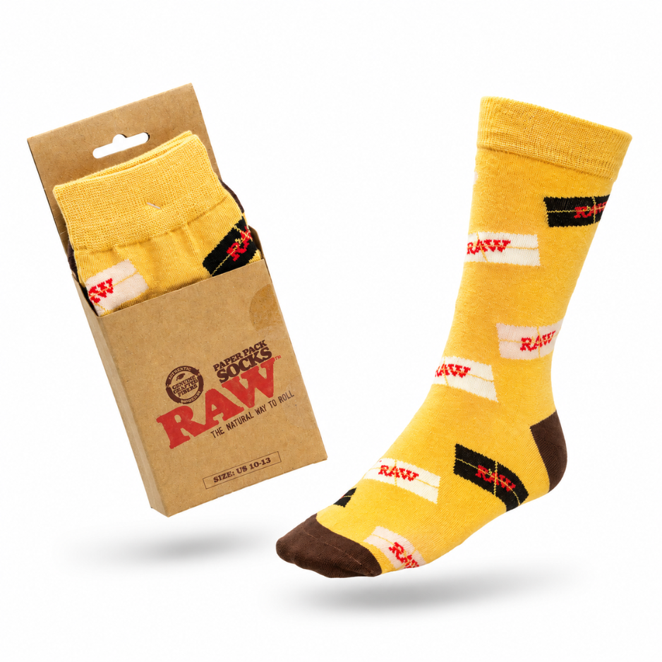 RAW Socks with Paper Pack Graphics Size 10–13