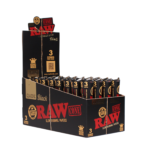 RAW Black King Size Cones | Ultra Thin Pre-Rolled RAW Cones 3ct