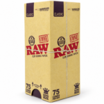 RAW King Size Backrolled Cones 75ct | RAW Classic Cones