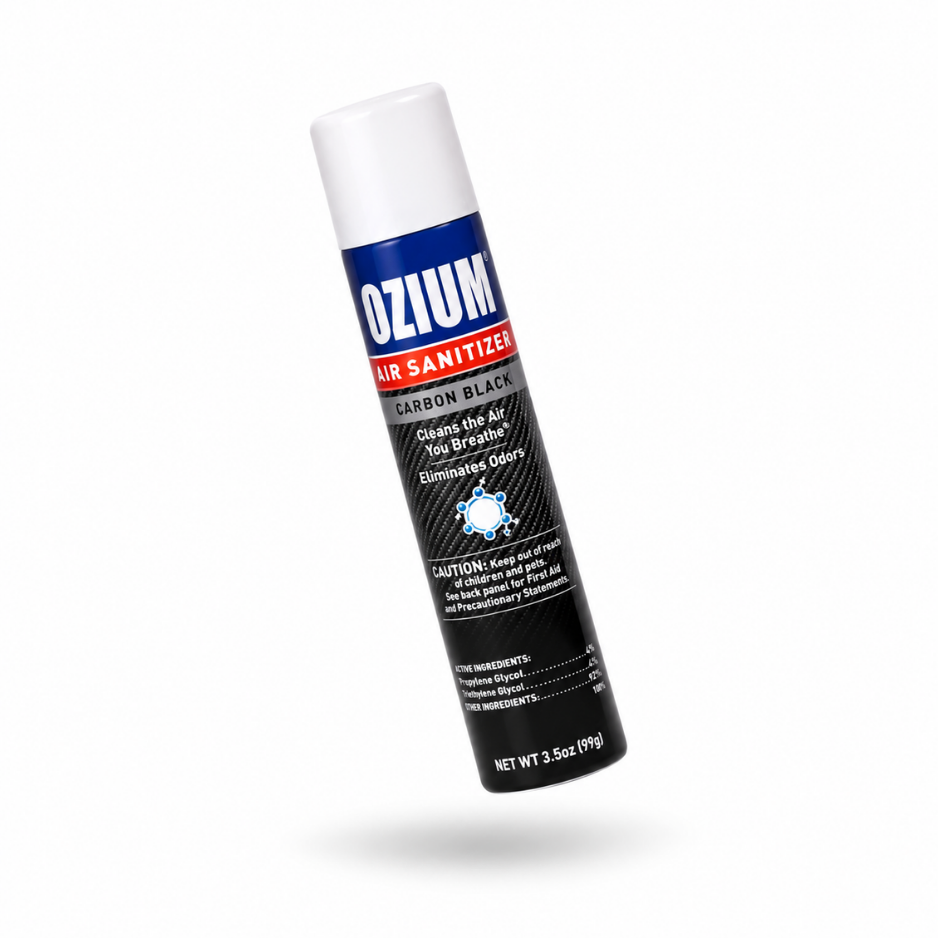 Ozium Medium 3.5oz Carbon Black Spray 1pc (1) Ozium Carbon Black Spray | Medium 3.5 oz Air Freshener - Image 1