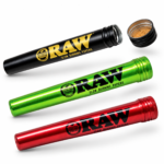 RAW King Size Cone Storage Tube | Metal Screw Top Case