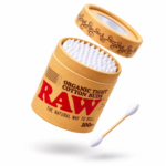RAW Organic Cotton Swabs | Bamboo Sticks 100 Count